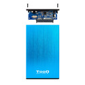 Caja Hdd Tooq Tqe-2527bl 2.5'' Sata Usb3.0/3.1 9,5mm Gen1 Azul | Quonty.com | TQE-2527BL