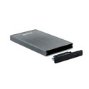 Caja Hdd Tooq Tqe-2527g 2.5'' Sata Usb3.0/3.1 9,5mm Gen1 Gris | Quonty.com | TQE-2527G