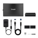 Caja Hdd Tooq Tqe-3531b 3.5'' Sata Usb3.0/3.1 Gen1 Negra | Quonty.com | TQE-3531B