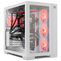 Caja Semitorre/Atx Nox Hummer Astra S/Fuente Usb3.0-Type C Blanca Argb C/Ventana | Quonty.com | NXHUMMERASTRAWH