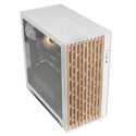 Caja Semitorre/Atx Nox Hummer Element S/Fuente Usb3.0-Type C Blanca/Madera C/Ventana | Quonty.com | NXHUMMERELEMENT