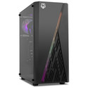 Caja Semitorre/Atx Nox Hummer Frost S/Fuente Usb3.0 Negra Argb Rainbow C/Ventana | Quonty.com | NXHUMMERFROST