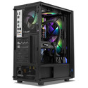Caja Semitorre/Atx Nox Hummer Frost S/Fuente Usb3.0 Negra Argb Rainbow C/Ventana | Quonty.com | NXHUMMERFROST