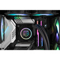 Caja Semitorre/Atx Nox Hummer Frost S/Fuente Usb3.0 Negra Argb Rainbow C/Ventana | Quonty.com | NXHUMMERFROST
