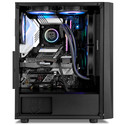 Caja Semitorre/Atx Nox Hummer Frost S/Fuente Usb3.0 Negra Argb Rainbow C/Ventana | Quonty.com | NXHUMMERFROST