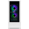 Caja Semitorre/Atx Nox Hummer Nemesis S/Fuente Usb3.0 Blanca Argb C/Ventana | Quonty.com | NXHUMMERNMSSWH
