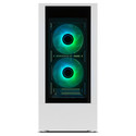 Caja Semitorre/Atx Nox Hummer Nemesis S/Fuente Usb3.0 Blanca Argb C/Ventana | Quonty.com | NXHUMMERNMSSWH