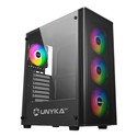 Caja Semitorre/Atx Unyka Mir100 S/Fuente Usb3.0 Negra Argb C/Ventana | Quonty.com | UK511303