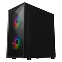Caja Semitorre /Micro-Atx Unyka Mir B200 S/Fuente Usb3.0 Negra Argb C/Ventana | Quonty.com | UK113011