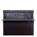 Caja Sobremesa/Micro-Atx Unyka Caviar-8k S/Fuente Usb3.1 Negra | Quonty.com | 52101