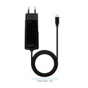 Cargador Tooq 65w Usb-C Pd Gan Para Portatil Negro | Quonty.com | TQLC-USBCGAN65PD-C
