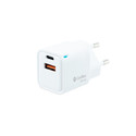 Cargador Usb Pared Coolbox Gan 20w Usb-C/Usb-A Qc3.0 Blanco | Quonty.com | COO-CUP-20CA