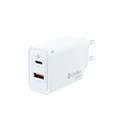 Cargador Usb Pared Coolbox Gan 45w Usb-C/Usb-A Qc3.0 Blanco | Quonty.com | COO-CUP-45CA