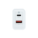 Cargador Usb Pared Coolbox Gan 45w Usb-C/Usb-A Qc3.0 Blanco | Quonty.com | COO-CUP-45CA