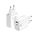Cargador Usb Pared Ewent Ew1325 Usb-C/Usb-A 30w Blanco | Quonty.com | EW1325