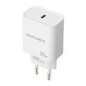 Cargador Usb Pared Nano Cable Usb-C/Pd 30w Blanco | Quonty.com | 10.10.2009