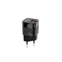Cargador Usb Pared Tooq Tqwc-Qcpd20 Usb-C/Pd + Usb-A/Qc 20w Blanco | Quonty.com | TQWC-QCPD20
