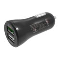 Cargador Coche Coolbox Qc3.0 2usb 5.4a (1+1rapido) | Quonty.com | COO-CU2QC30-C