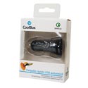 Cargador Coche Coolbox Qc3.0 2usb 5.4a (1+1rapido) | Quonty.com | COO-CU2QC30-C