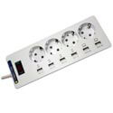 Regleta Connection Pdu4-6u 4tomas +6ptos Usb | Quonty.com | PDU4-6U