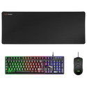 Combo Teclado/Raton/Alfombrilla Mars Gaming Mcpxbes Gaming Usb Rgb Negro | Quonty.com | MCPXBES