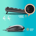 Combo Teclado/Raton Ngs Cocoa Kit V2 Usb Negro | Quonty.com | COCOAKITV2