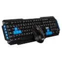 Combo Teclado/Raton 3go Drile Inalambrico Negro | Quonty.com | COMBODRILEW2