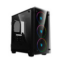 Caja Minitorre Coolbox Deeprainbow S/Fuente A-Rgb Negra | Quonty.com | COO-DGC-M192-0