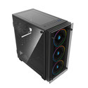 Caja Minitorre Coolbox Deeprainbow S/Fuente A-Rgb Negra | Quonty.com | COO-DGC-M192-0