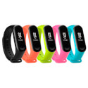 Pack 5 Correas Mi Band 3 Negra/Azul/Naranja/Rosa/Verde | Quonty.com | PK-PMB3S