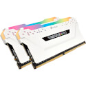 Corsair Ddr4 16gb (2x8) 3200mhz Cl16 Vengeance White Rgb | Quonty.com | CMW16GX4M2C3200C16W