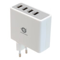 Cargador Pared Conceptronic 4xusb 1x2100ma 3x1000ma | Quonty.com | CUSBPWR51A