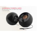 Altavoces 2.0 Creative Pebble Negros - 4.4w Rms | Quonty.com | 51MF1680AA000
