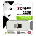Kingston 32gb Usb3.0 Dt Microduo Usb / Micro Usb Otg | Quonty.com | DTDUO3/32GB