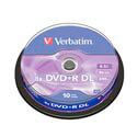 Dvd+R Dl Verbatim 8.5gb 240min 8x 10unds | Quonty.com | 43666