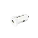 Cargador De Coche Duracell Dr5020w 1xusb 5v 2.4a Blanco | Quonty.com | DR5020W