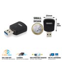 Adaptador Red Eminent Em4535 Usb3.1 Wifi-Ac/1.2gbps Dualband | Quonty.com | EM4535