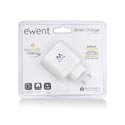 Cargador Usb Pared Ewent Ew1216 4ptos 4.5a | Quonty.com | EW1216