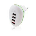 Cargador Usb Pared Eminent Ew1217 4ptos (3+1 Rapido) | Quonty.com | EW1217