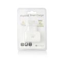 Cargador Usb Pared Ewent Ew1232 2ptos 2,4a Blanco | Quonty.com | EW1232