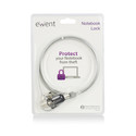 Cable Seguridad Ewent Ew1242 Portatil 1,5m | Quonty.com | EW1242