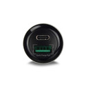 Cargador De Coche Ewent 1*Usb-C + 1*Usb-A 36w Carga 3.0 | Quonty.com | EW1356