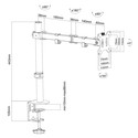 Soporte Mesa Monitor Ewent Ew1510 Hasta 27&Quot; Max.8kg 1 Brazo | Quonty.com | EW1510