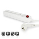 Regleta Ewent Ew3955 5tomas C/Interruptor Enchufe Plano | Quonty.com | EW3955