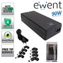 Cargador Automatico Ewent 90w 8puntas | Quonty.com | EW3966