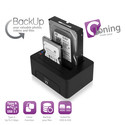 Base Conectora Duo Hdd Ewent Ew7014 Sata / Usb 3.0 | Quonty.com | EW7014