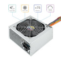 Fuente Alimentacion 500w Tooq Pfc-Activo 4sata 12cm Atx | Quonty.com | TQAPOLO-500SP