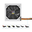Fuente Alimentacion 500w Tooq Pfc-Activo 4sata 12cm Atx | Quonty.com | TQAPOLO-500SP
