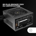 Fuente Alimentacion 550w Mars Gaming Pfc-Activo 80+Bronze 12cm Atx | Quonty.com | MPB550SI