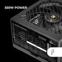 Fuente Alimentacion 550w Mars Gaming Pfc-Activo 80+Bronze 12cm Atx | Quonty.com | MPB550SI